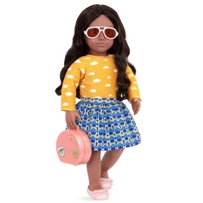Our Generation 18" Posable Travel Doll with Storybook - Aryal 4 Our Generation 18" Posable Travel Doll with Storybook - Aryal - Image 2