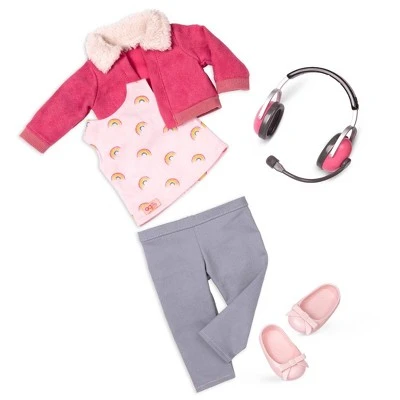 Our Generation 18" Posable Travel Doll with Storybook - Aryal 8 Our Generation 18" Posable Travel Doll with Storybook - Aryal - Image 6