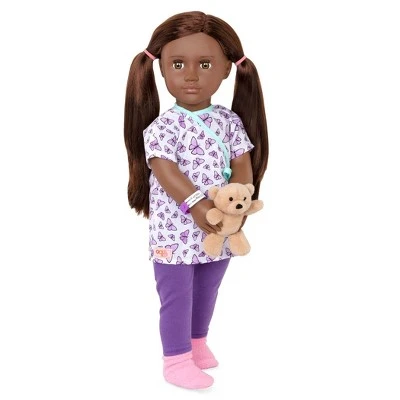 Our Generation 18" Hospital Doll with Gown - Karissa 4 Our Generation 18" Hospital Doll with Gown - Karissa - Image 2
