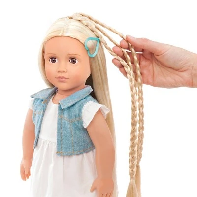 Our Generation Phoebe & Berry Nice Salon Bundle 18" Fashion Doll with Hair Play Set 3 Our Generation Phoebe & Berry Nice Salon Bundle 18" Fashion Doll with Hair Play Set