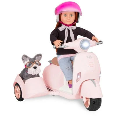 Our Generation Ride Along Scooter Vehicle Accessory Set for 18" Dolls 5 Our Generation Ride Along Scooter Vehicle Accessory Set for 18" Dolls - Image 3
