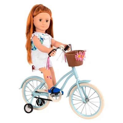 Our Generation Anywhere You Cruise 18" Doll Bicycle - Blue 4 Our Generation Anywhere You Cruise 18" Doll Bicycle - Blue - Image 2