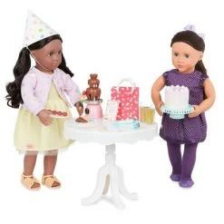 Our Generation Party Time Birthday Sweets Table Accessory Set for 18" Dolls