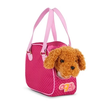 Our Generation Hop In Dog Carrier & Pet Plush Poodle for 18" Dolls 6 Our Generation Hop In Dog Carrier & Pet Plush Poodle for 18" Dolls - Image 4
