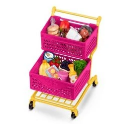 Our Generation Grocery Day Shopping Cart Pink & Yellow Accessory Set for 18" Dolls -Our Generation Sales Shop unnamed file 411