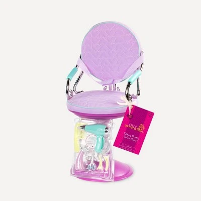 Our Generation Sitting Pretty Salon Chair Hair Styling Accessory Set for 18" Dolls 6 Our Generation Sitting Pretty Salon Chair Hair Styling Accessory Set for 18" Dolls - Image 4