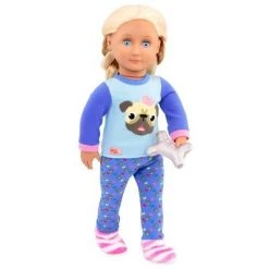 Our Generation Regular Pajama Outfit for 18" Dolls - Pug-jama Party