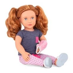 Our Generation Pajama Outfit with Arm Cast for 18" Dolls - Healing in Pink -Our Generation Sales Shop unnamed file 578