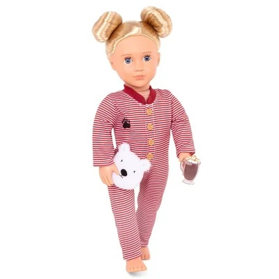 Our Generation One-Piece Pajama Outfit for 18" Dolls - Bear-ly Tired 3 Our Generation One-Piece Pajama Outfit for 18" Dolls - Bear-ly Tired