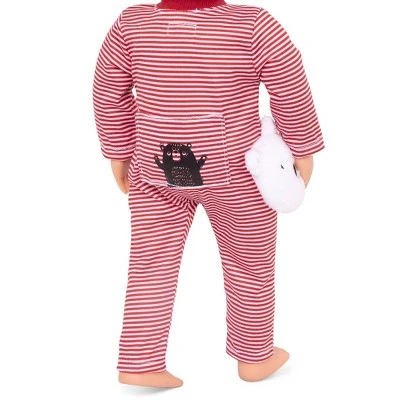 Our Generation One-Piece Pajama Outfit for 18" Dolls - Bear-ly Tired 4 Our Generation One-Piece Pajama Outfit for 18" Dolls - Bear-ly Tired - Image 2