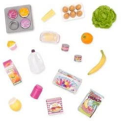 Our Generation Kitchen Accessory with Play Food for 18" Dolls - Gourmet Kitchen Playset - Lilac -Our Generation Sales Shop unnamed file 689