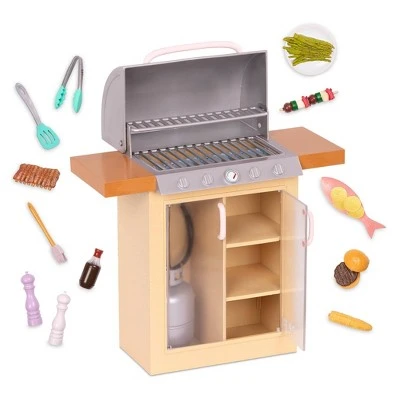 Our Generation BBQ Playset with Play Food for 18" Dolls - Backyard Grill 5 Our Generation BBQ Playset with Play Food for 18" Dolls - Backyard Grill - Image 3
