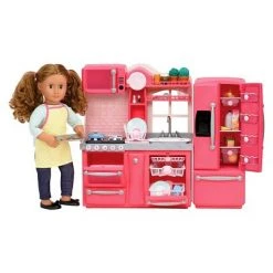 Our Generation Gourmet Kitchen Accessory Set - Pink