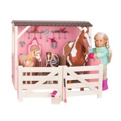 Our Generation Horse Barn Playset for 18" Dolls - Saddle Up Stables - Pink 7 Our Generation Horse Barn Playset for 18" Dolls - Saddle Up Stables - Pink -Our Generation Sales Shop unnamed file 755
