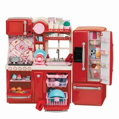 Our Generation 18" Posable Cooking Doll Jenny with Gourmet Kitchen Playset & Storybook (Red) 3 Our Generation 18" Posable Cooking Doll Jenny with Gourmet Kitchen Playset & Storybook (Red)