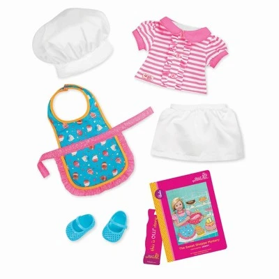 Our Generation 18" Posable Cooking Doll Jenny with Gourmet Kitchen Playset & Storybook (Red) 6 Our Generation 18" Posable Cooking Doll Jenny with Gourmet Kitchen Playset & Storybook (Red) - Image 4