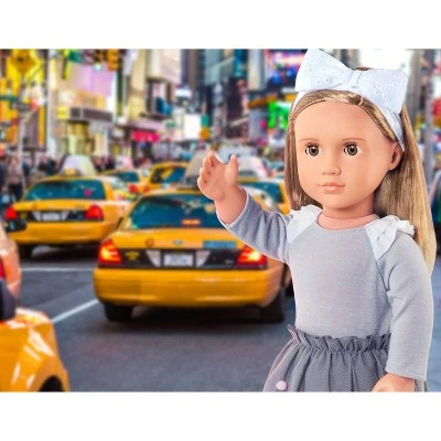 Our Generation Bina with Pom Pom Skirt 18" Fashion Doll 3 Our Generation Bina with Pom Pom Skirt 18" Fashion Doll