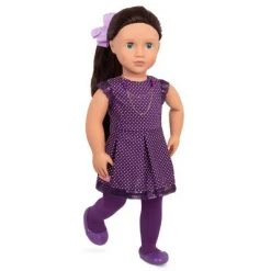 Our Generation Willow with Storybook & Plush Bunny 18" Posable Sleepover Doll
